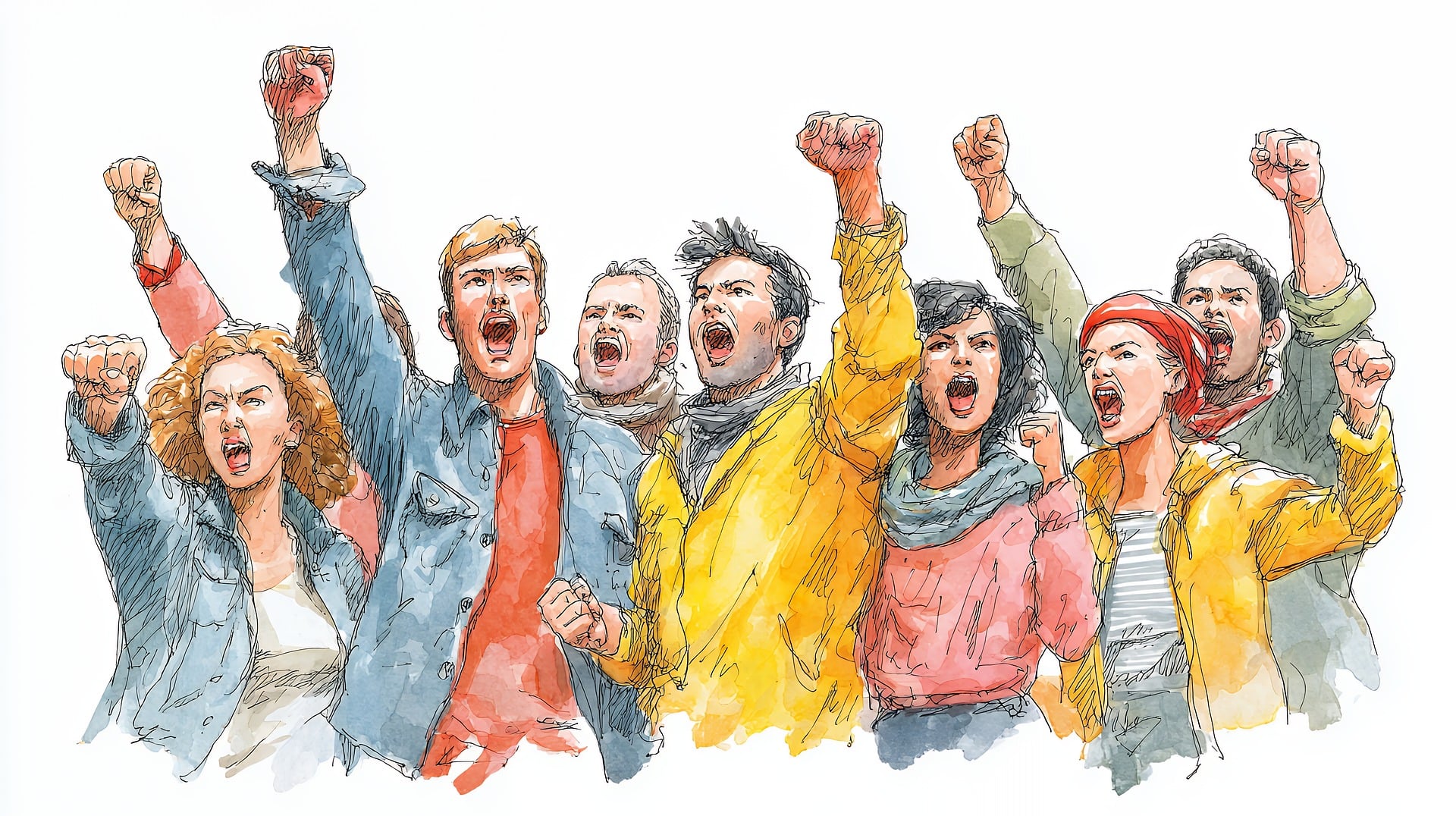 Protetste giovani
